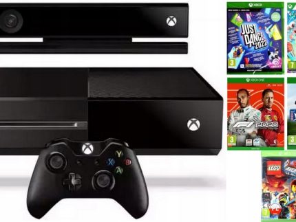 Super Konsola Microsoft Xbox One + Kinect + Pad + 5 x Gra