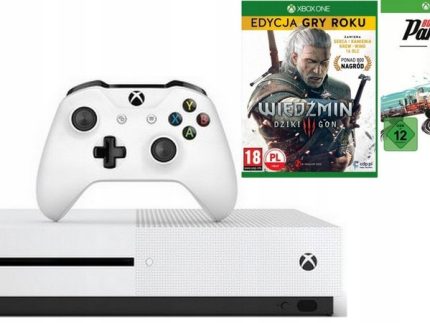 XBOX ONE S WIEDŹMIN 3 : DZIKI GON GOTY + BURNOUT PARADISE