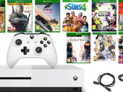 XBOX ONE S + PAD + DUŻO GIER W WERSJI PUDEŁKOWEJ !