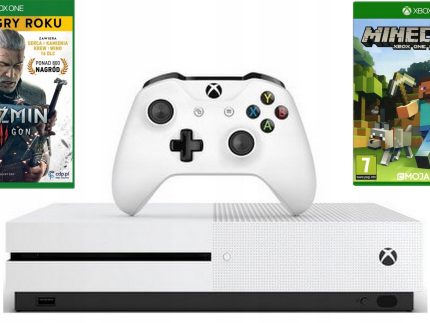 XBOX ONE S MINECRAFT + GRY !