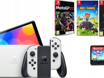 NINTENDO SWITCH OLED + ZELDA + GRY !!!