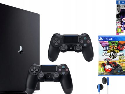 PlayStation 4 PRO 1TB CUH-7216B + GRY 2 pady !