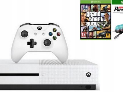 XBOX ONE S + GTA V + BURNOUT