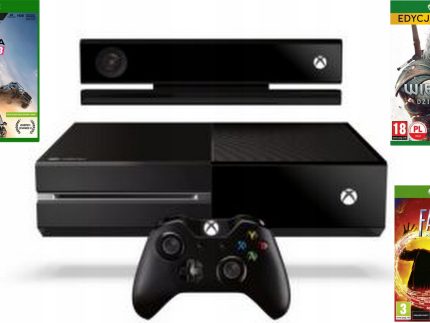 XBOX ONE + KINECT + FORZA HORIZON + WIEDŹMIN