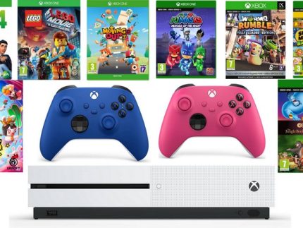 Konsola Microsoft Xbox One S + 2 x Pad + 8 x Gra Zestaw Dla Dzieci