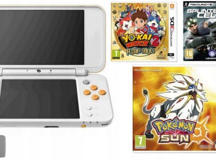 Konsola New Nintendo 2DS XL + POKEMON + SUPER GRY ! Mega Zestaw !