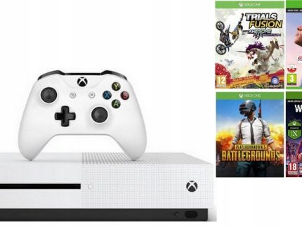 KONSOLA XBOX ONE S + PAD + GRY