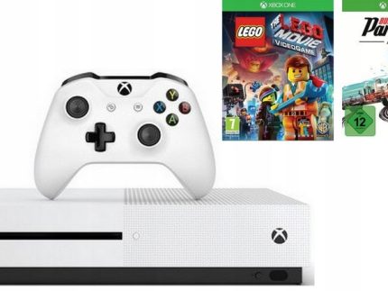 XBOX ONE S + BURNOUT PARADISE + LEGO PRZYGODA