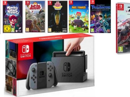 Konsola Nintendo Switch 32GB + Etui + 7 x Gra Super Komplet !