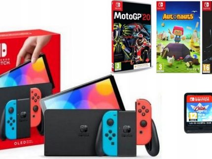 NINTENDO SWITCH OLED + ZELDA + GRY !!!