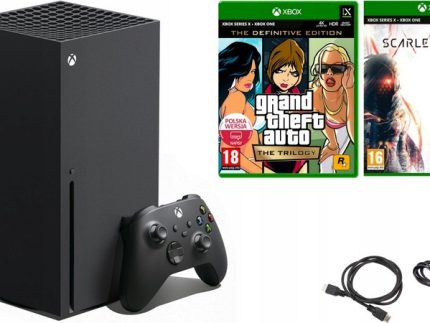 KONSOLA MICROSOFT XBOX SERIES X 1TB SSD + PAD + GTA KOMPLET !