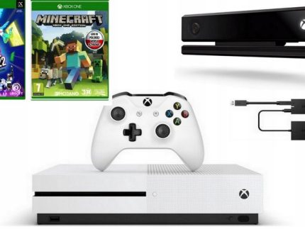 Konsola Microsoft Xbox One S + Sensor Kinect + Just Dance + minecraft !