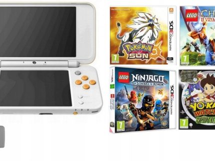 Konsola New Nintendo 2DS XL + POKEMON + SUPER GRY ! Mega Zestaw !